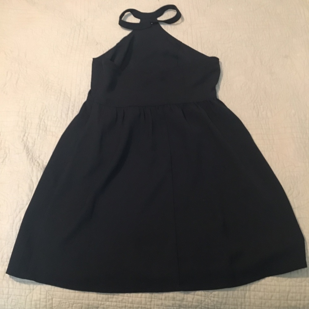 Urban Outfitters Sparkle & Fade Black Halter Dress - Picture 3 of 5